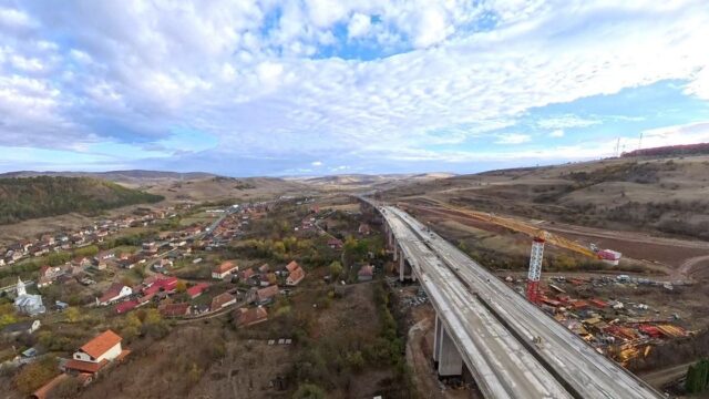 Șoferii ar putea primi 30,6 km noi pe Autostrada Transilvania în 2026, dar mai sunt de terminat două viaducte
